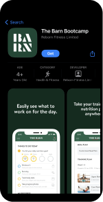 Custom branded app store screen