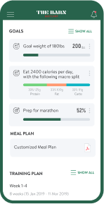 Custom branded app progress screen