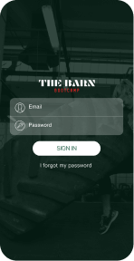 Custom branded app login screen